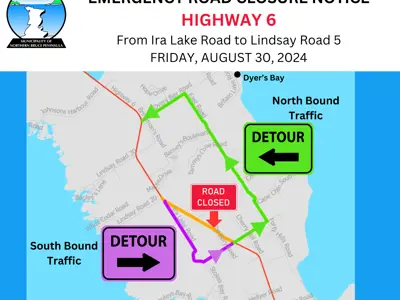 ROAD CLOSURE County Road 29 (Main Street) From Mill St. To Webster St. Saturday, August 03, 2024 