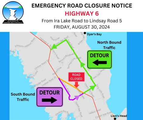 Detour Map