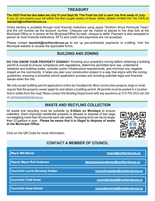 Municipal Newsletter July