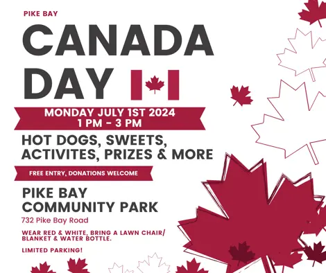 Pike Bay Canada Day Poster